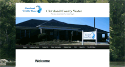 Desktop Screenshot of clevelandcountywater.com